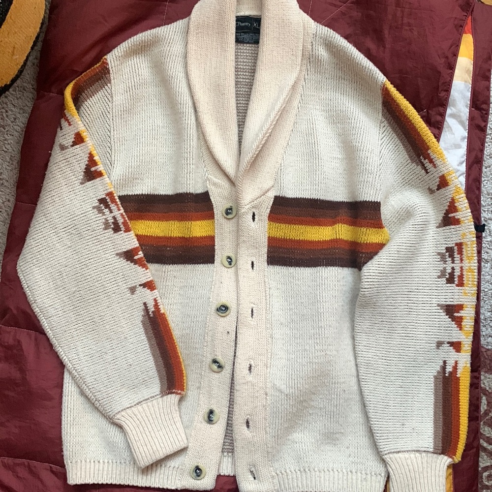 Womens size large vintage Aztec sweater